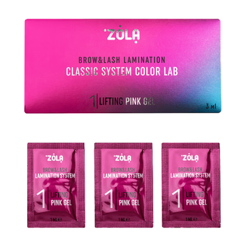 ZOLA COLOR LAB Склад для ламінування 01 Lifting Pink gel (шт.) 5530 фото